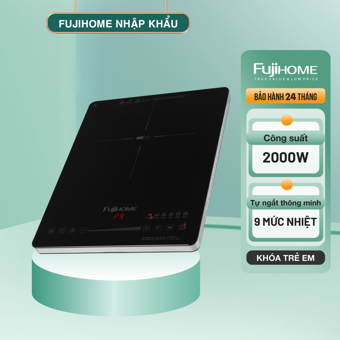 Bếp Từ Đơn Thông Minh Fujihome IC1391 – Hẹn Giờ 3 Giờ - Bảo hành điện tử toàn quốc