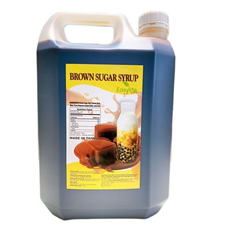 🔥[SALE CỰC SỐC]🔥 Syrup Đường Đen Đài Loan Easylife Bình 5lít