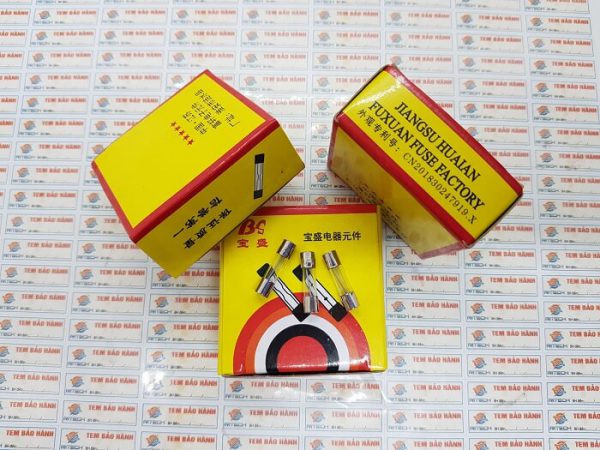 Hộp cầu chì thủy tinh 5A 250V 5x20mm F5AL250V (100 con)