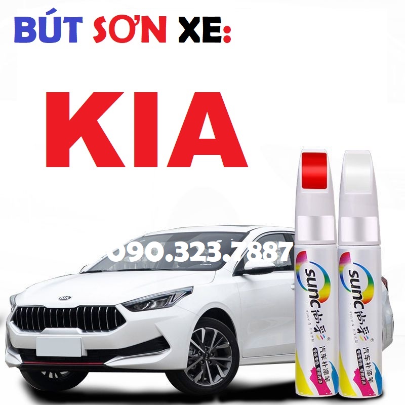 ( KIA) Bút Sơn Sửa Chữa Vết Trầy Xe ô tô KIA: Morning, Soluto, Seltos,k3,k5, Sorento, Caniaval.