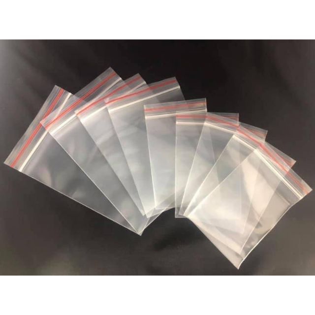 1 kg túi zip chỉ đỏ