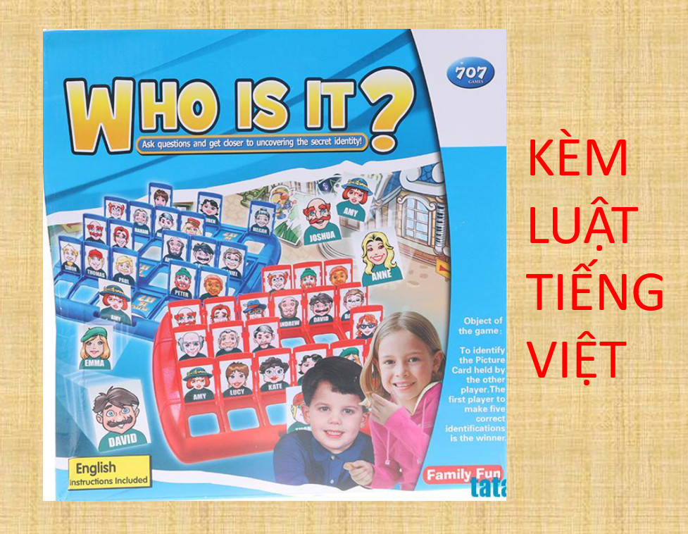 Trò chơi boardgame gia đình who is it - ai vậy ?