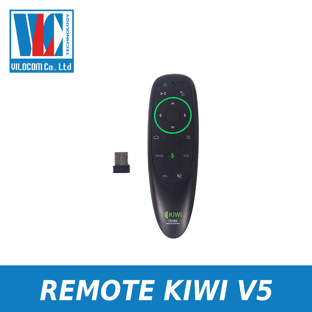 Điều khiển giọng nói kiwi v5 – sử dụng cho android tv box, smart tv