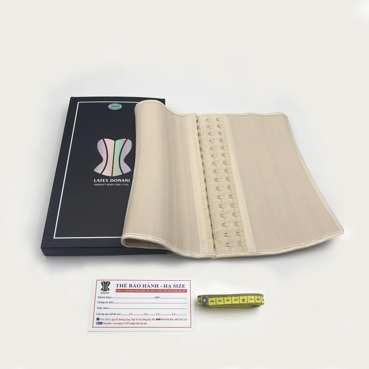 Gen LATEX 25 xương chính hãng Hy Lạp định hình vòng eo tạo dáng chuẩn