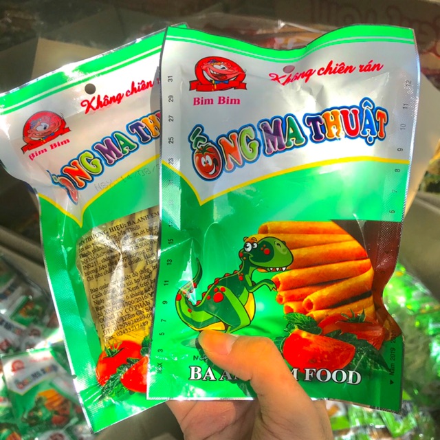 Combo 10 gói snack ống ma thuật