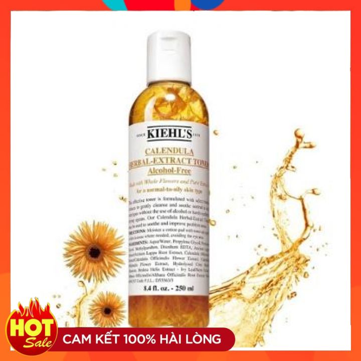 Nước hoa hồng hoa cúc Kiehl’s Calendula Herbal Extract Toner 250ml