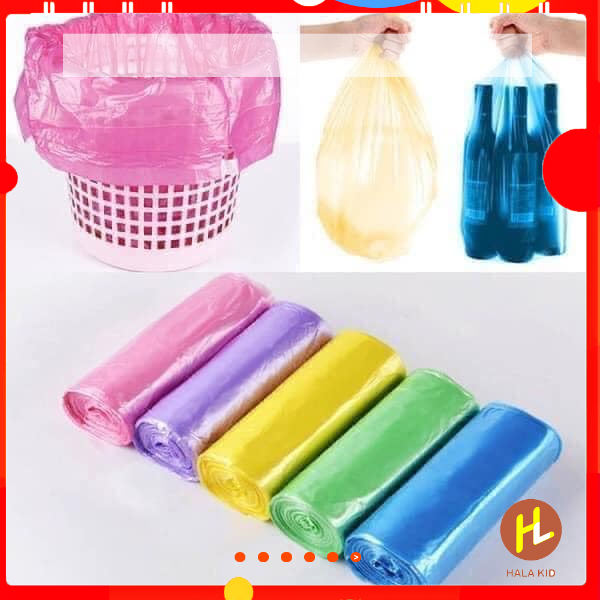 Sét 5 cuộn túi rác tự phân huỷ