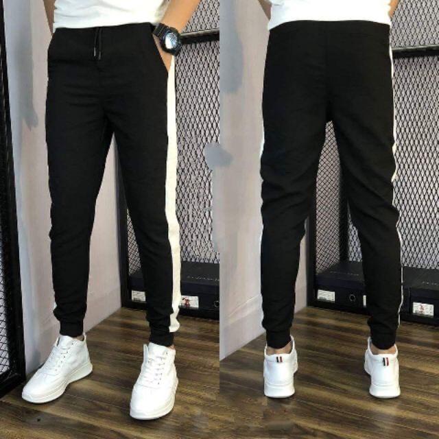 [HCM]Quần Jogger Nam Bo Gấu Phối Sọc Thời Trang Phong Cách Năng Động Thể Thao Chất Thun Mềm Mại - BTQ19