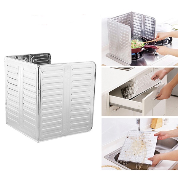 Miếng chắn dầu mỡ bếp ga - Tấm chắn dầu mỡ xuất Nhật cao cấp - Vách Ngăn Tấm Chắn Chống Văng Dầu Mỡ Giữ Gìn Vệ Sinh Bếp