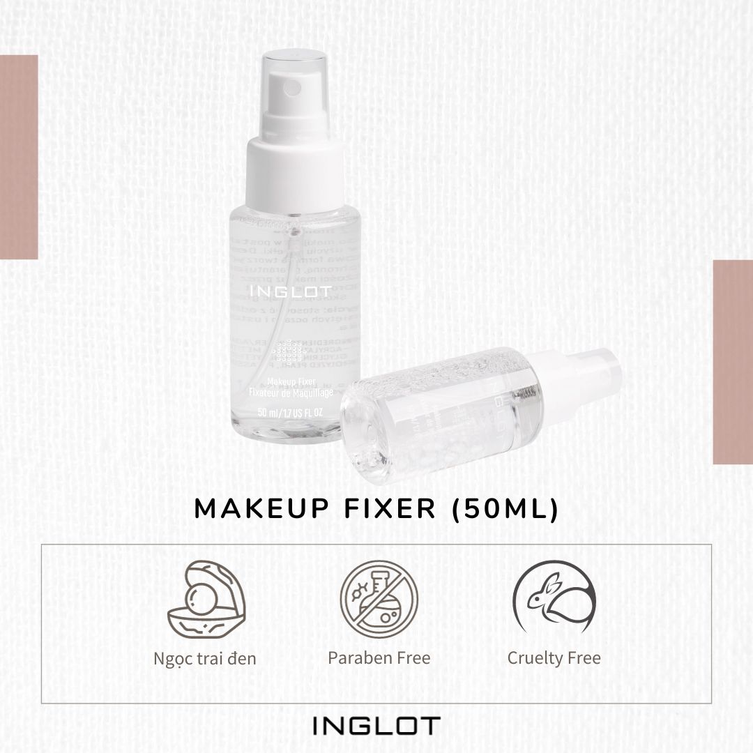Xịt khóa nền giúp nền bền màu lâu trôi Makeup Fixer INGLOT