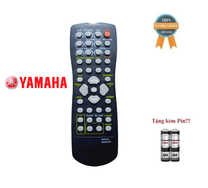 Remote điều khiển dàn âm thanh Yamaha RX-V340 RX-V350 RX-V357 RX