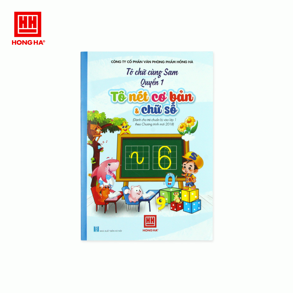 Tô chữ cùng Sam - Quyển 1 - Tô nét cơ bản & chữ số 7160