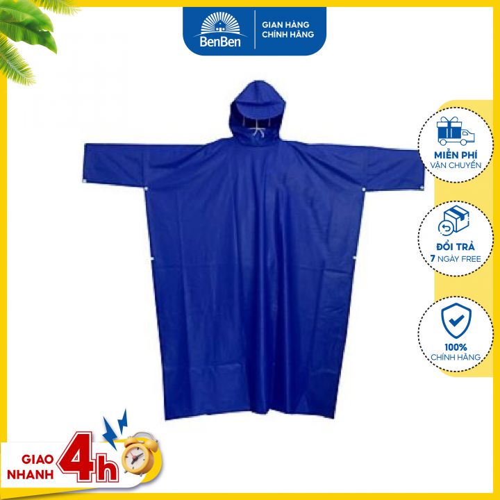 Áo mưa nhựa cánh dơi xẻ tà size lớn