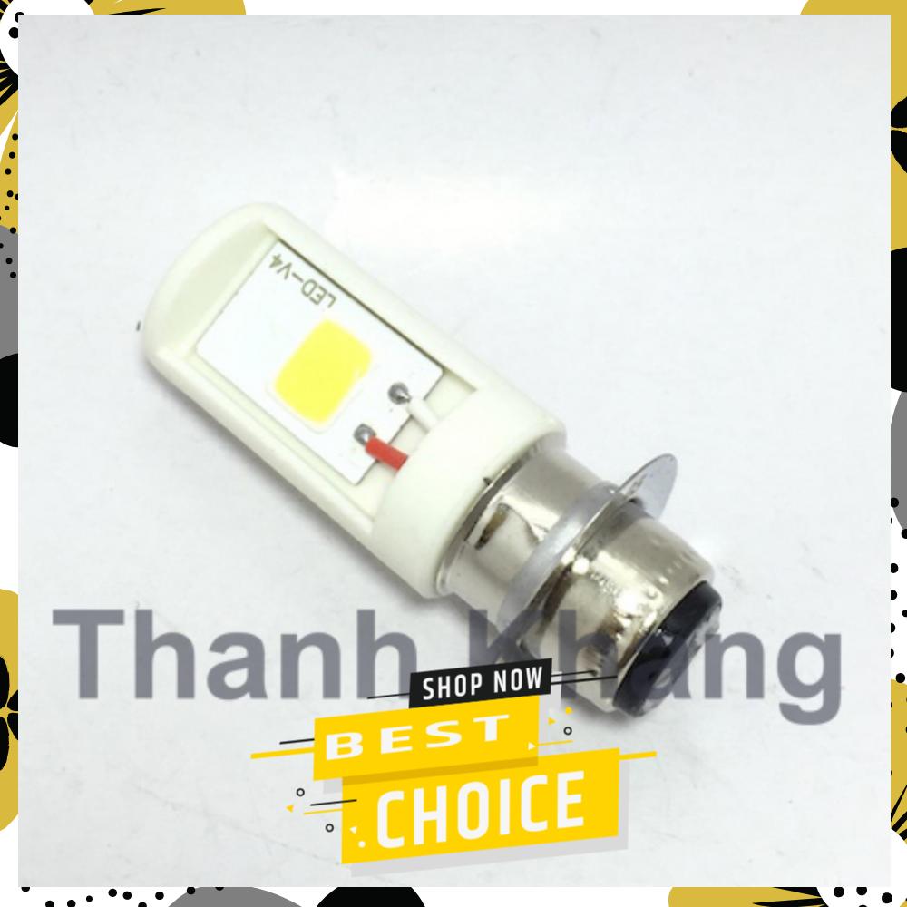 [HCM]Đèn pha led Thanh Khang 2 chân M5 thân sứ cao cấp gắn xe máy 001000034