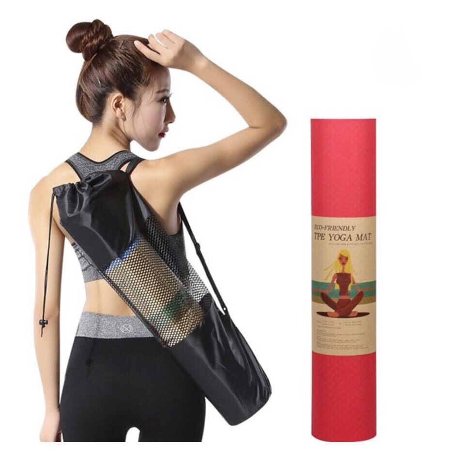Thảm Tập YOGA TPE 2 Lớp Đủ Màu 6mm Cao Cấp