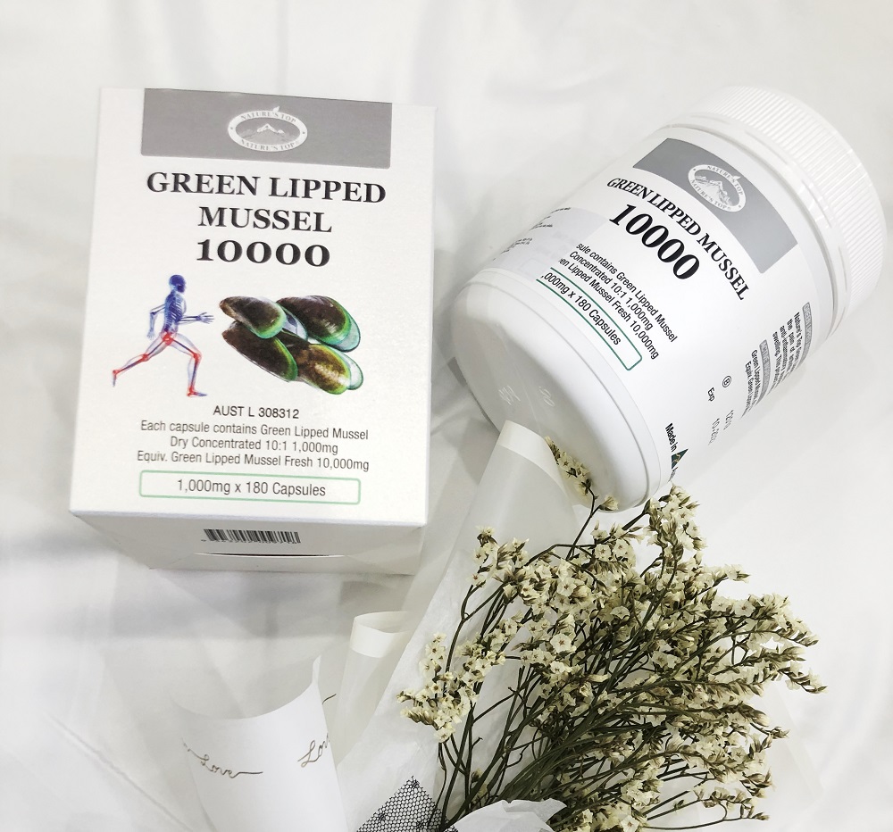 Viên uống hỗ trợ xương khớp vẹm xanh Green Lipped Mussel 1000 Lyprinol