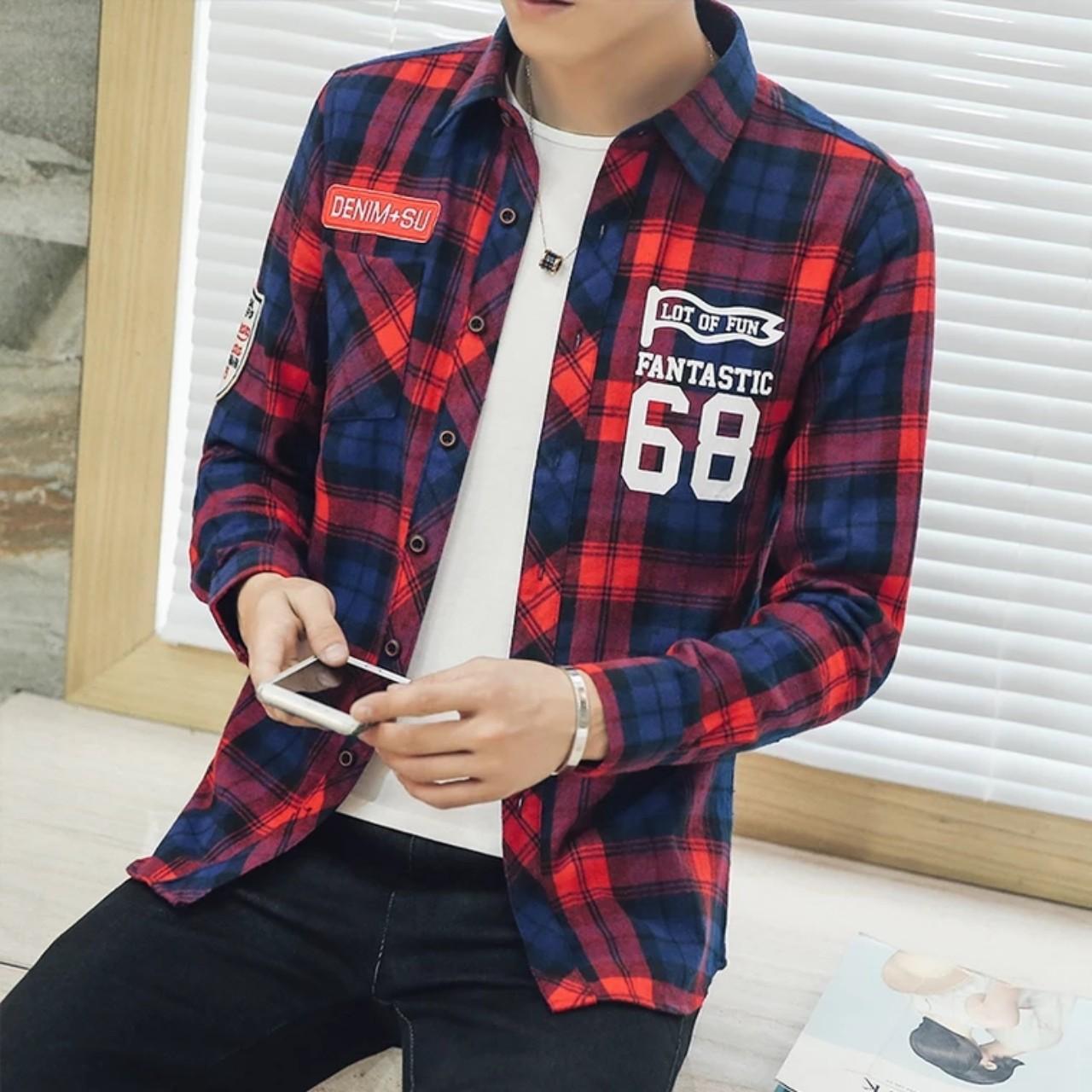 Áo sơ mi caro 68 hàng quảng châu mới về ngày hôm nay.