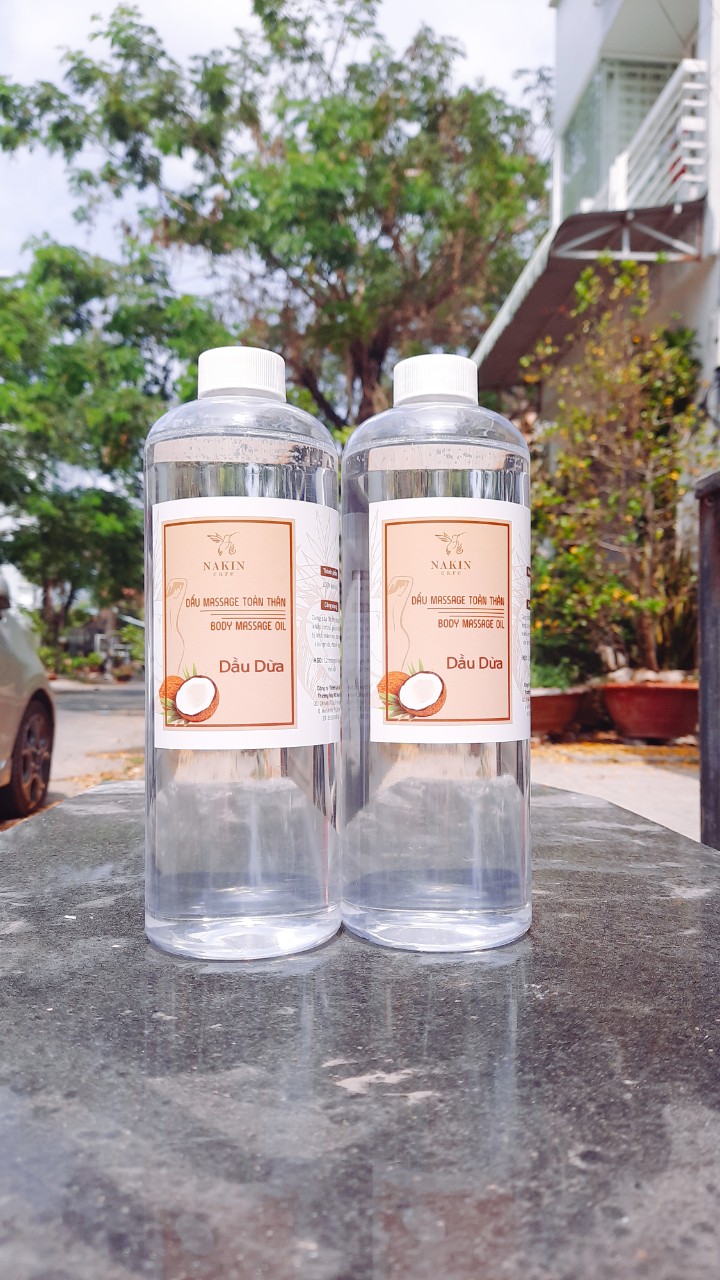 Dầu dừa ép lạnh Massage Body 1 Lít