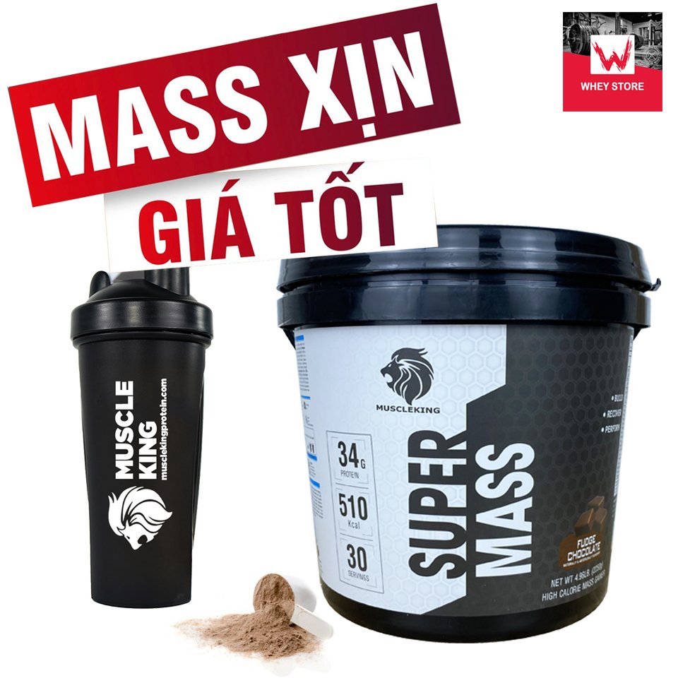 Sữa Tăng Cân SUPER MASS 225 KG MUSCLE KING SỮA TĂNG CÂN NHANH TĂNG CÂN NẠC TĂNG CƠ