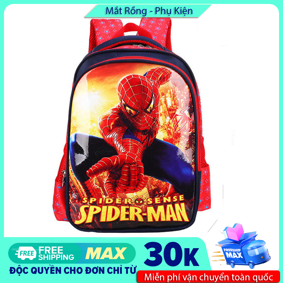 Balo bé trai đi học hình Batmen, Supider Man, Captai, Thora cực gầu dễ thương cho bé tự tin cắp sách đến trường HS244 bé trai