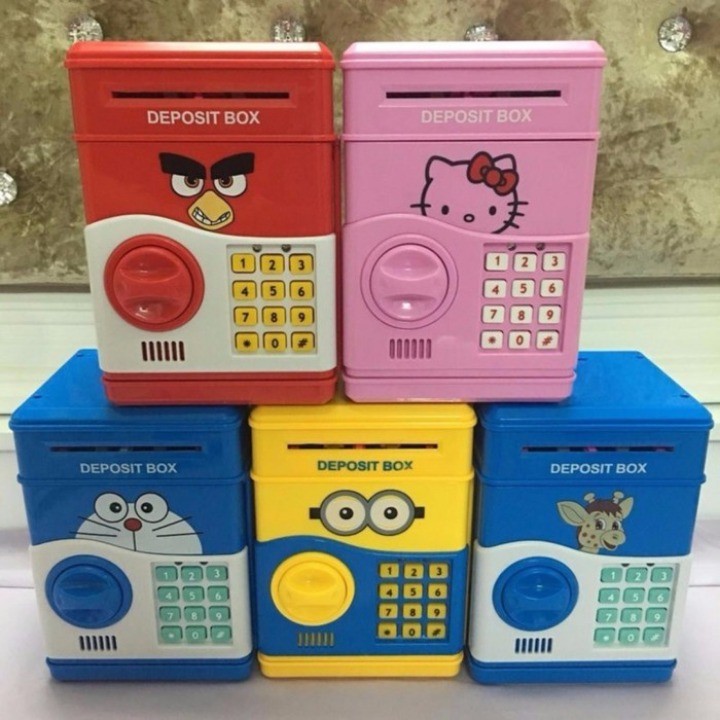 Két tiết kiệm tiền atm cho bé mini