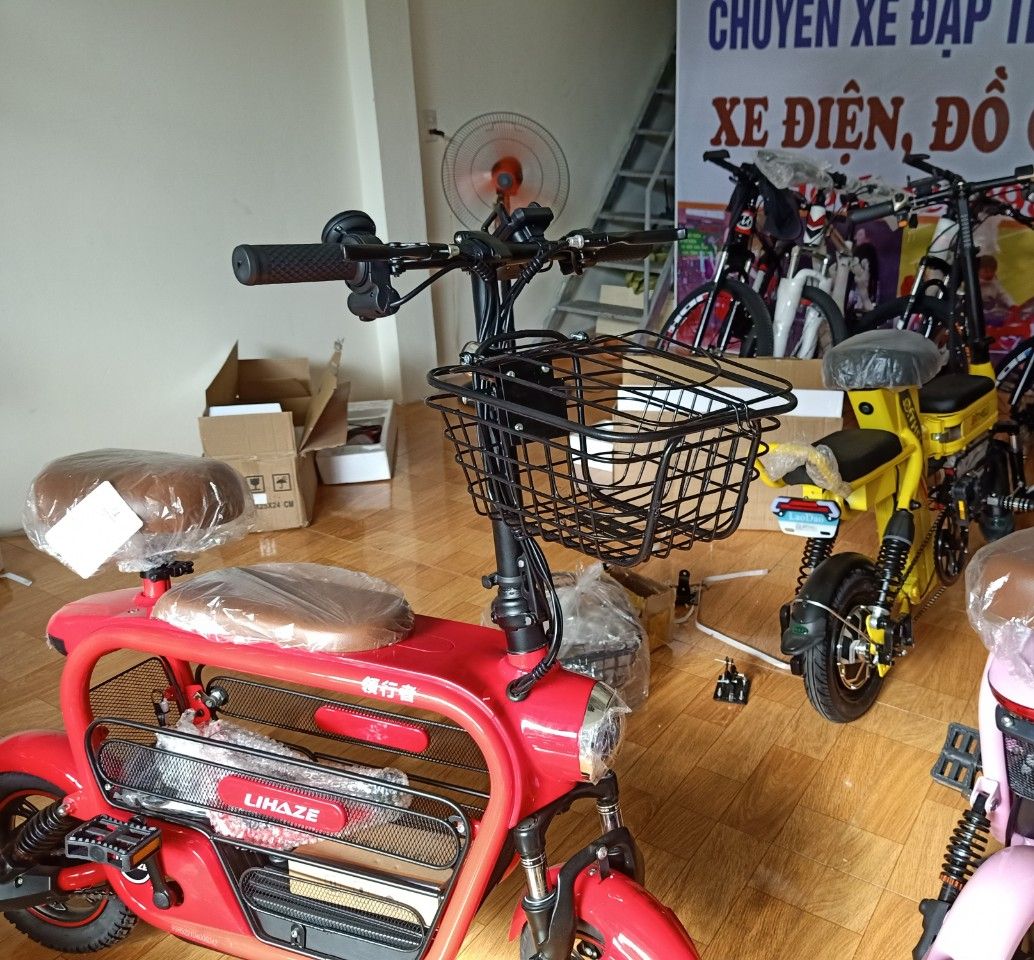 GIỎ XE ĐIỆN LIHAZE - RỔ XE - Giỏ sắt xe đạp điện loại có nắp -COMBO  RỔ + PASS BẮT RỔ  - giỏ xe đạp điện - giỏ xe đạp - giỏ gắn xe đạp - rổ xe