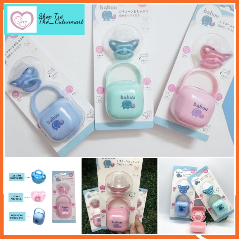 0Ty ngậm, ty giả chỉnh nha babuu Nhật Bản cho bé 6m+