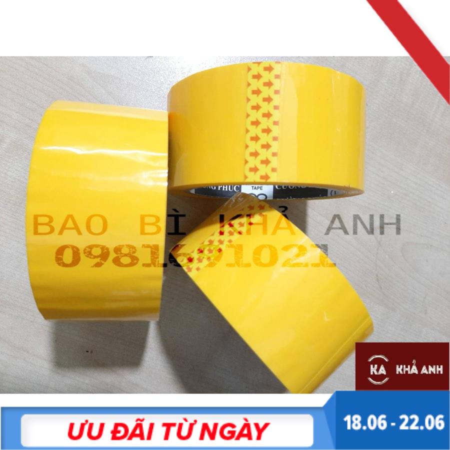 BĂNG KEO MÀU VÀNG ÓNG ÁNH GÓI HÀNG SIÊU XINH - 6 cuộn