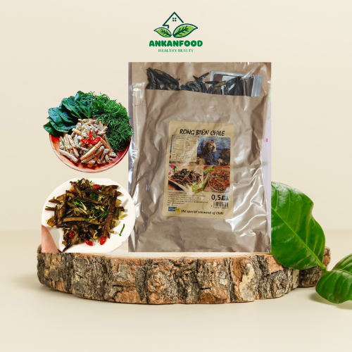 Rong Biển Chile,Tảo Xoắn Chile,Tảo Biển, Sản Phẩm Thuần Chay Thượng Hạng 500g-Ankanfood