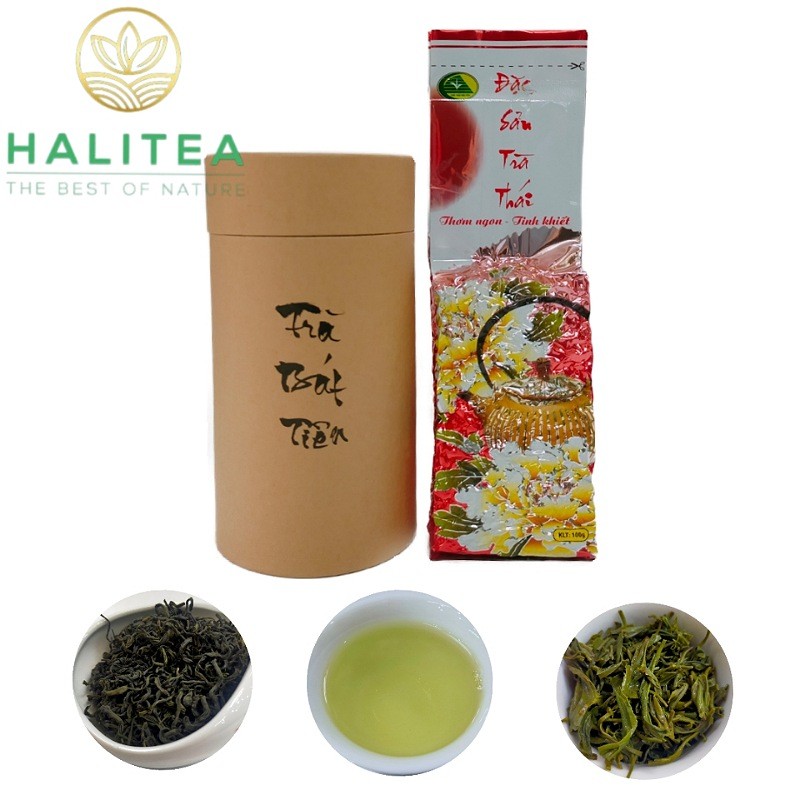 Trà Bát Tiên Tân Cương Thái Nguyên Lon Giấy 100g