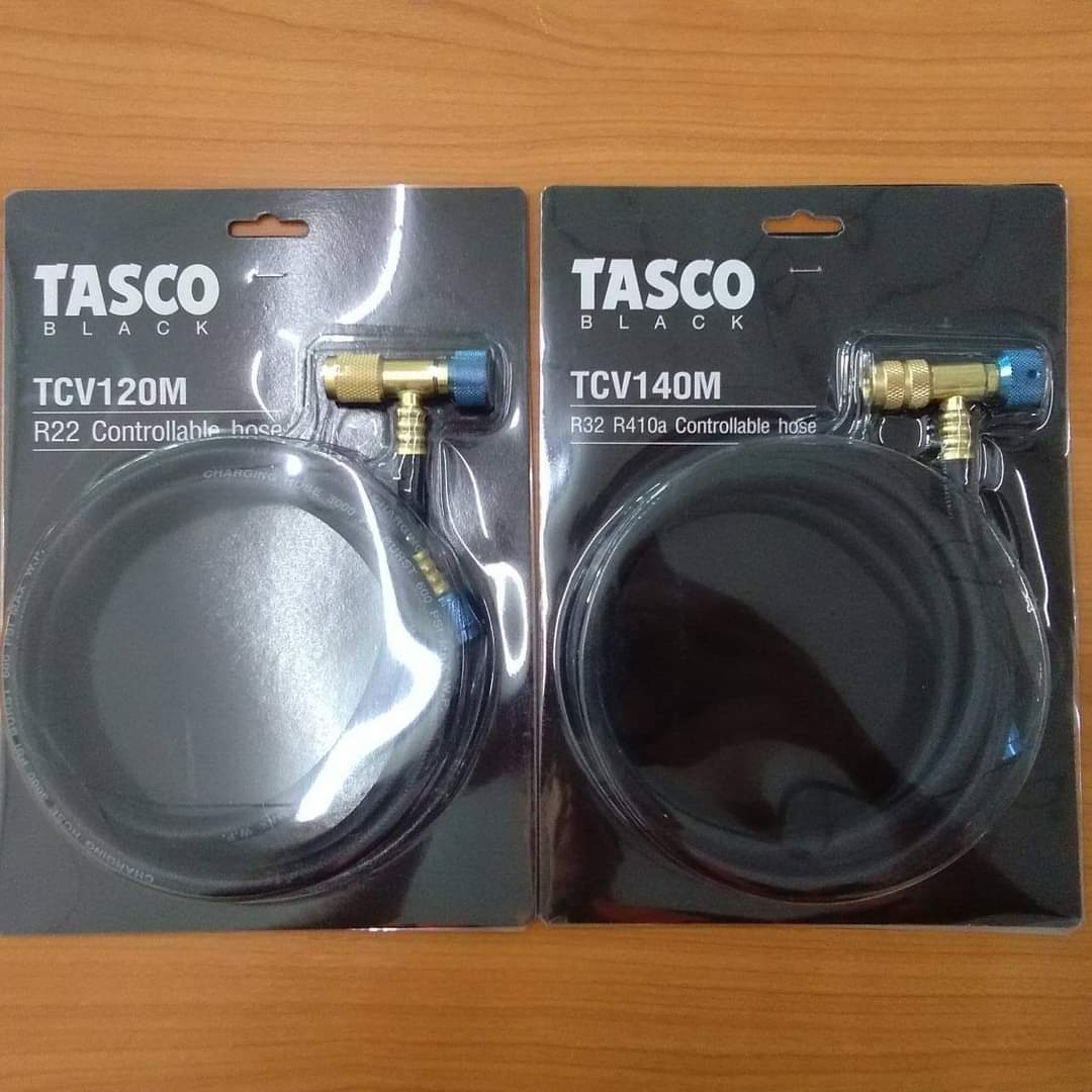 Dây nạp gas tích hợp van chống bỏng Tasco TCV120M/ TCV140M