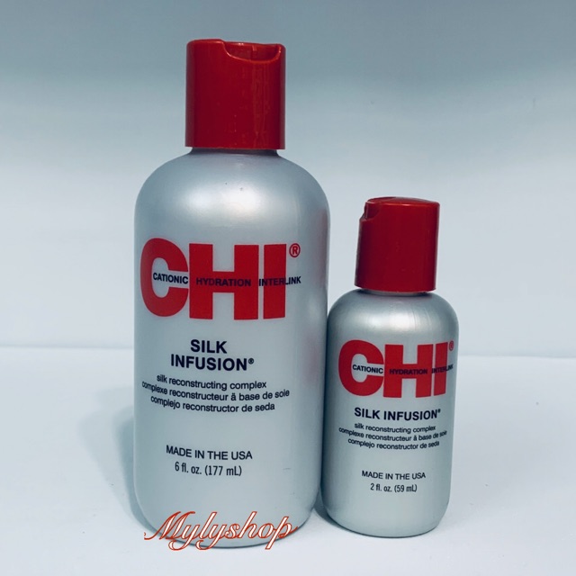 Dầu dưỡng tóc chi silk infusion 59ml 177ml