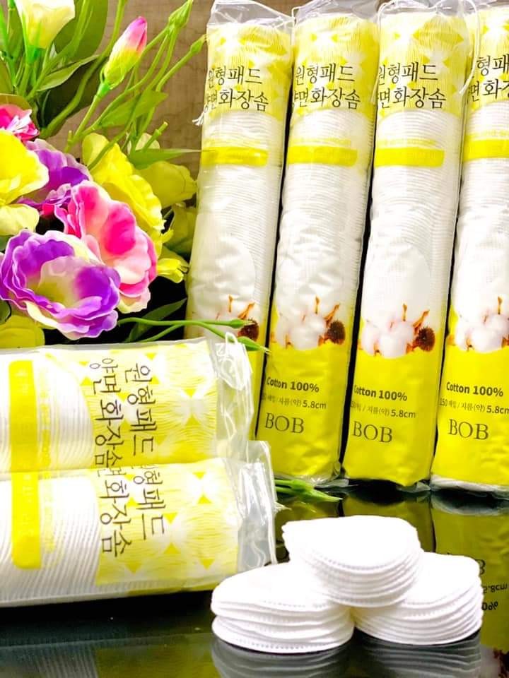 Bông tẩy trang bob hàn quốc 150m