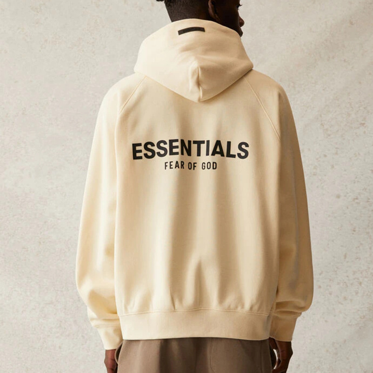 Áo Khoác Hoodie Nỉ Có Mũ Form Rộng ESSENTIALS in mặt lưng Nhiều Màu Unisex Nam Nữ Ulzzang