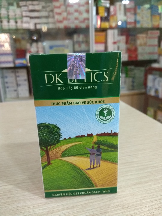 [HÀNG CHÍNH HÃNG ] Combo 2 hộp viên uống giúp kiểm soát đường huyết Dk Betics - Giúp giảm đường huyết,hạn chế biến chứng của bệnh tiểu đường .