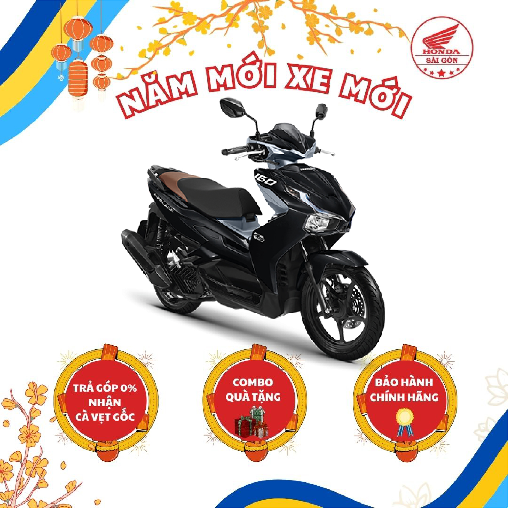 Xe máy honda airblade 160cc 2023 - phiên bản tiêu chuẩn