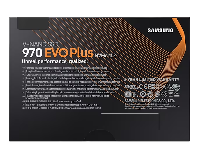 Ổ cứng Samsung SSD gắn trong  970 EVO Plus NVMe M.2 -  1TB | 500GB