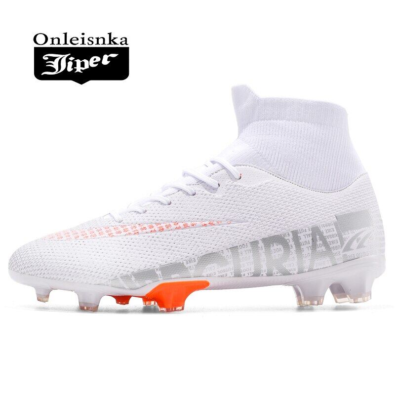 Người Đàn Ông Giày Bóng Đá Dành Cho Người Lớn Trẻ Em TFFG Cao Mắt Cá Chân Bóng Đá Khởi Động Cleats Cỏ Đào Tạo Thể Thao Giày Dép 2020 Xu Hướng Người Đàn Ông