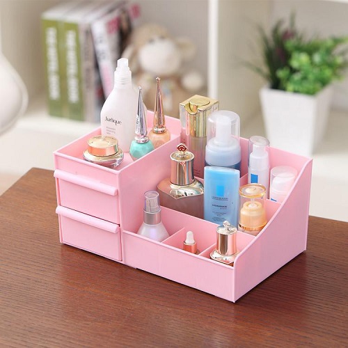 Kệ để son, kệ đựng mỹ phẩm nhựa 3 tầng, Tủ để son tiện lợi, Kệ Đựng Đồ Dùng Cá Nhân ,Tủ Đồ Trang Điểm,Kệ Đựng Đồ Dùng Cá Nhân ,Đựng Đồ Trang Điểm, Tủ đựng mỹ phẩm mini 3 tầng có ngăn kéo tiện dụng