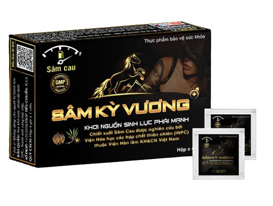 Viên uống sâm kỳ vương, bổ thận, tráng dương, tăng cường sinh lý tức thì, hộp 4 viên - nhất tâm pharma