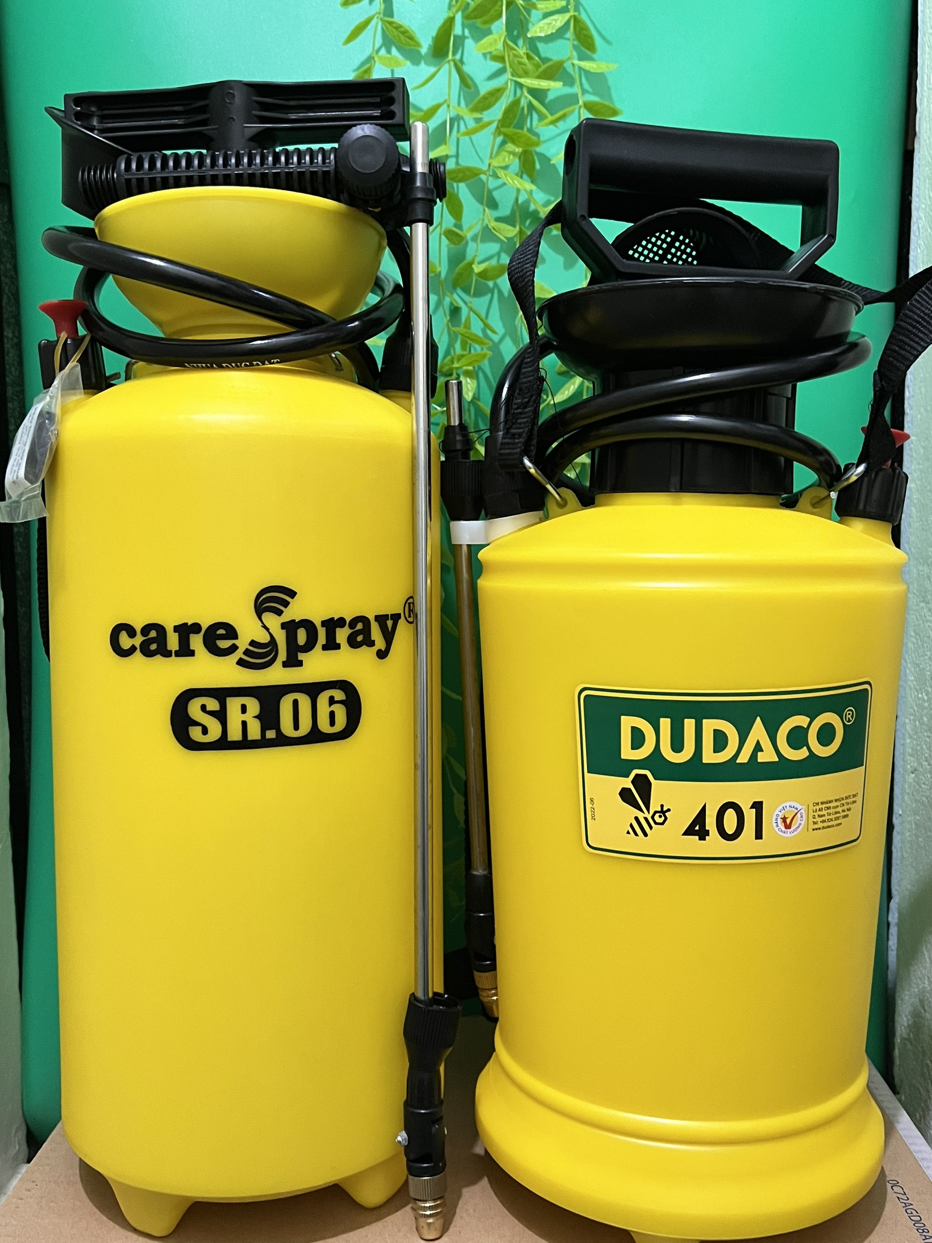 Bình phun thuốc DUDACO 4L, 6L tưới hoa cây cảnh, phun phân bón cho hoa lan, phun khử khuẩn