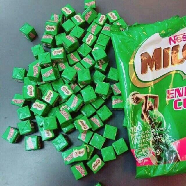Gói 100 viên kẹo milo cube