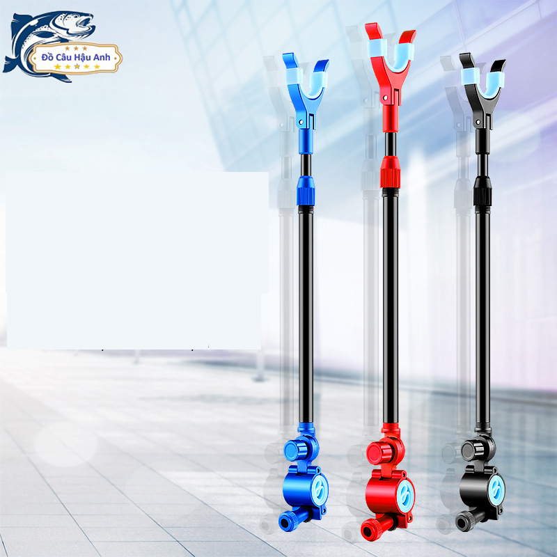 [FreeShip] Ngoe chống cần câu đài gác cần câu cá hợp kim cao cấp siêu bền DCC7 Hậu Anh FISHING
