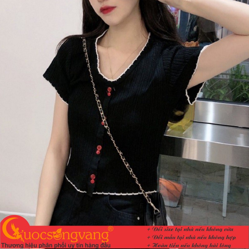 Áo crop top nữ áo kiểu ngắn GLA314