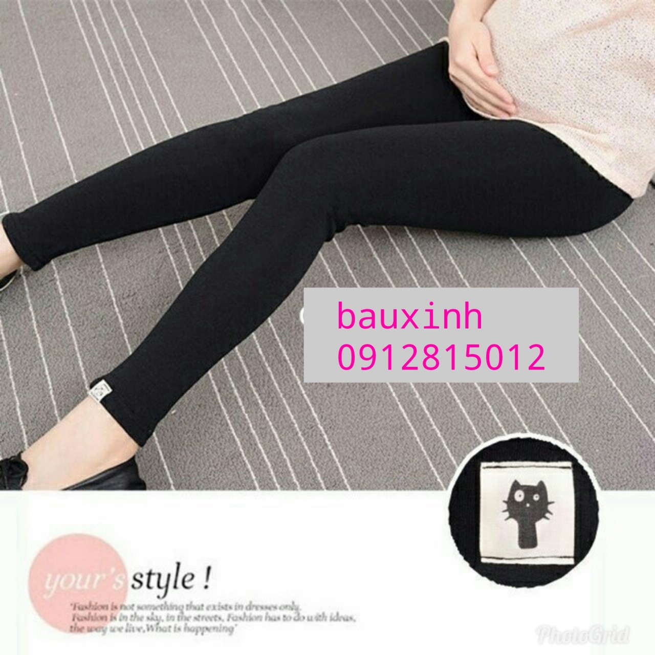 Quần bầu leging len HÀN QUỐC (y hình chuẩn đẹp đen và xám)