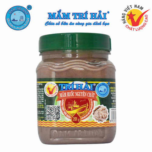 Mắm ruốc nguyên chất Trí Hải 201g, dùng nấu/nêm món ăn làm tăng hương vị, thương hiệu Trí Hải, xuất xứ Việt Nam