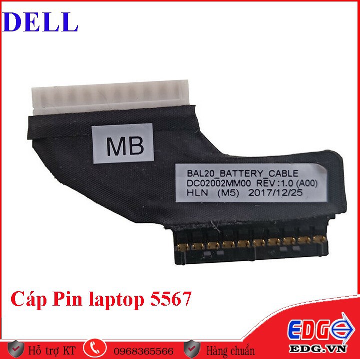 Cáp pin laptop dell inspiron 5567 5565
