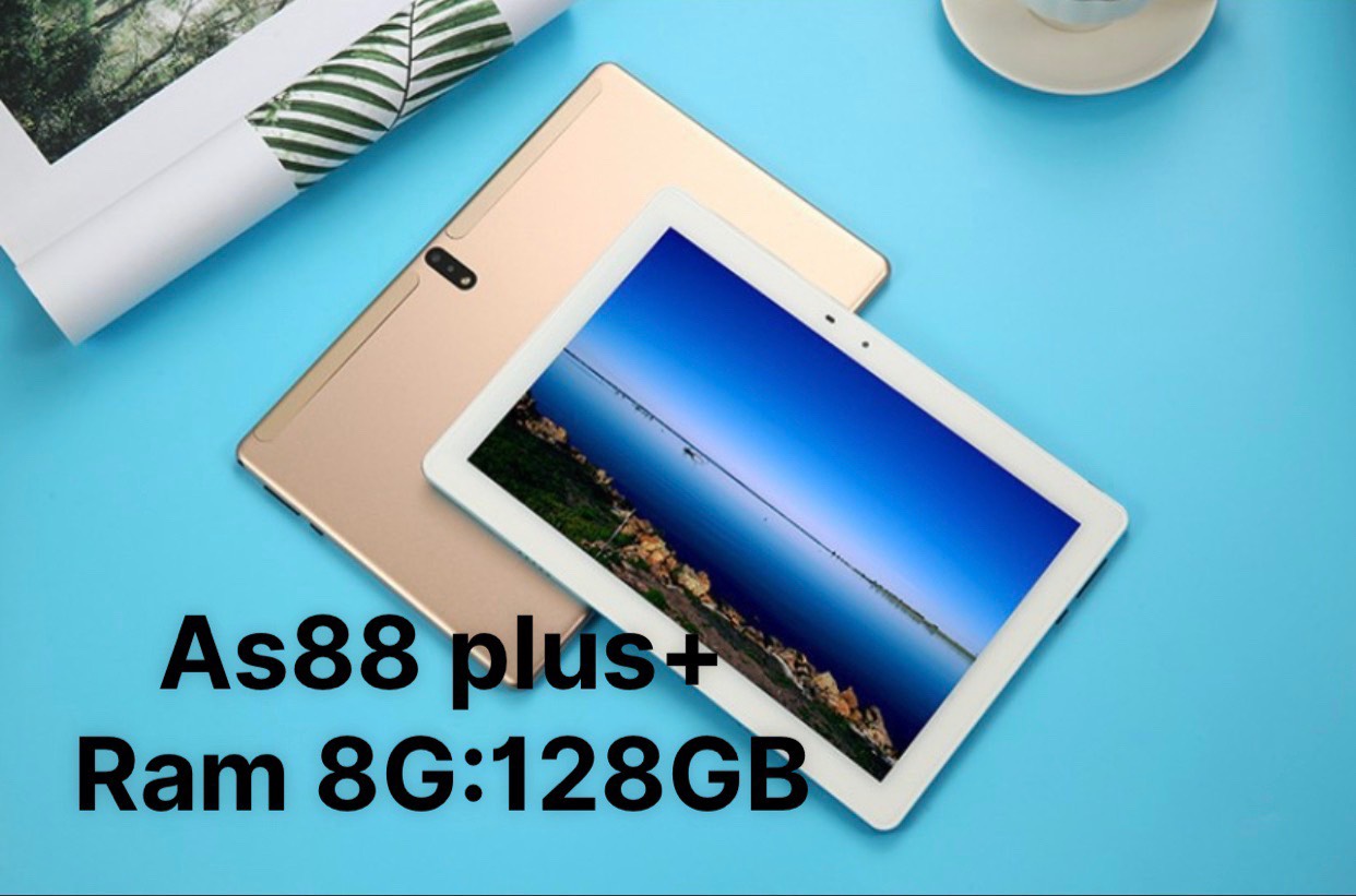 Máy tính bàng AS88 plus+ 5G Ram 6G/128GB máy mới fullbox máy 2 sim nghe gọi tặng kèm phụ kiện combo 8 món