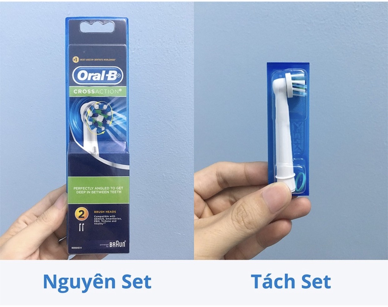 Đầu bàn chải điện oral b chính hãng
