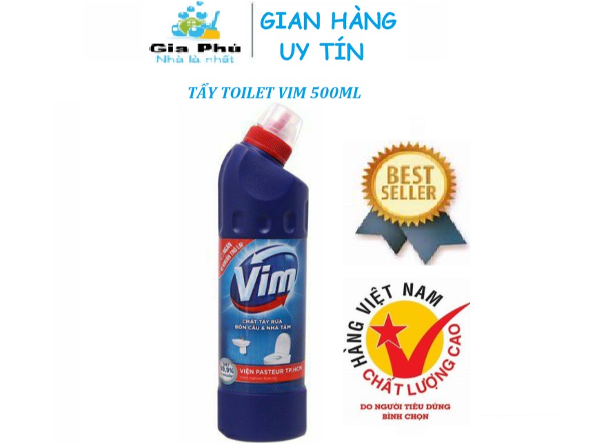 Nước tẩy toilet vim 500ml gia phú
